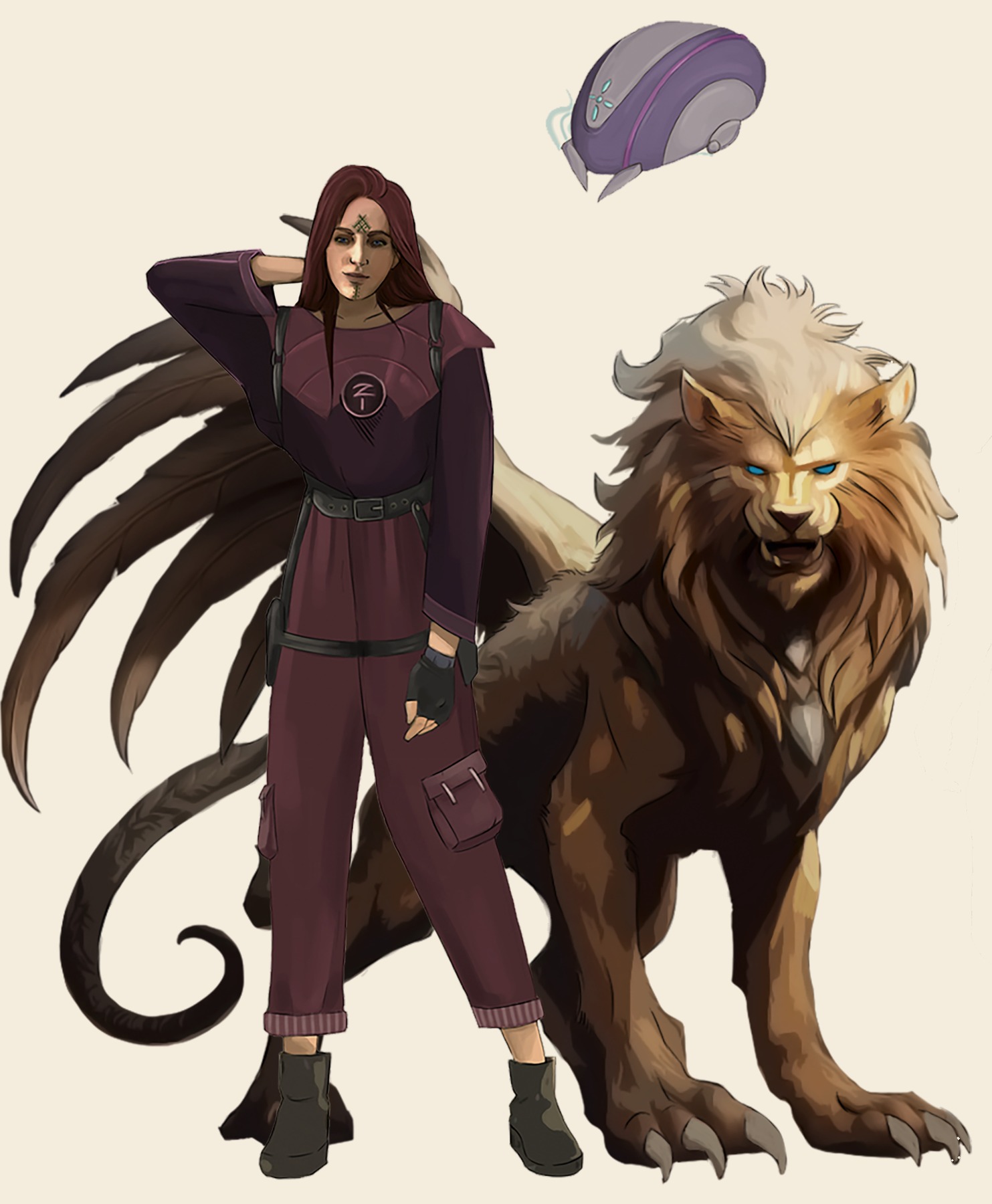 Zen and Cricket the Manticore