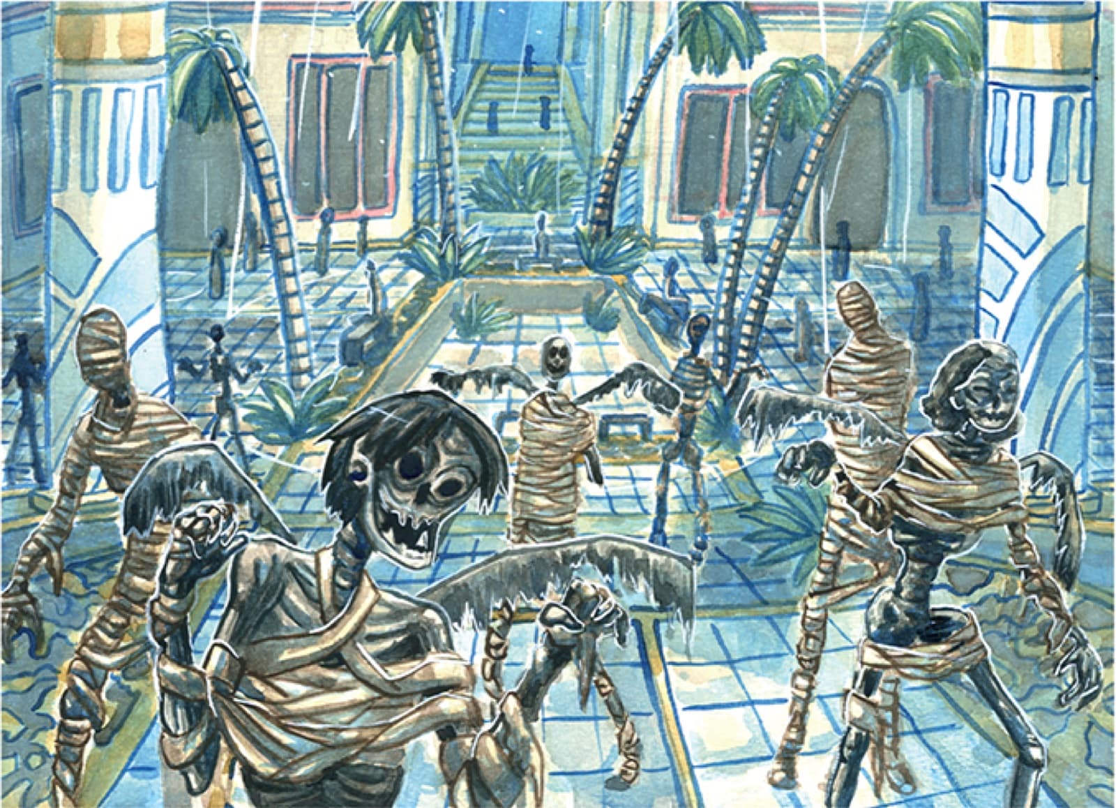 The reanimated mummies
