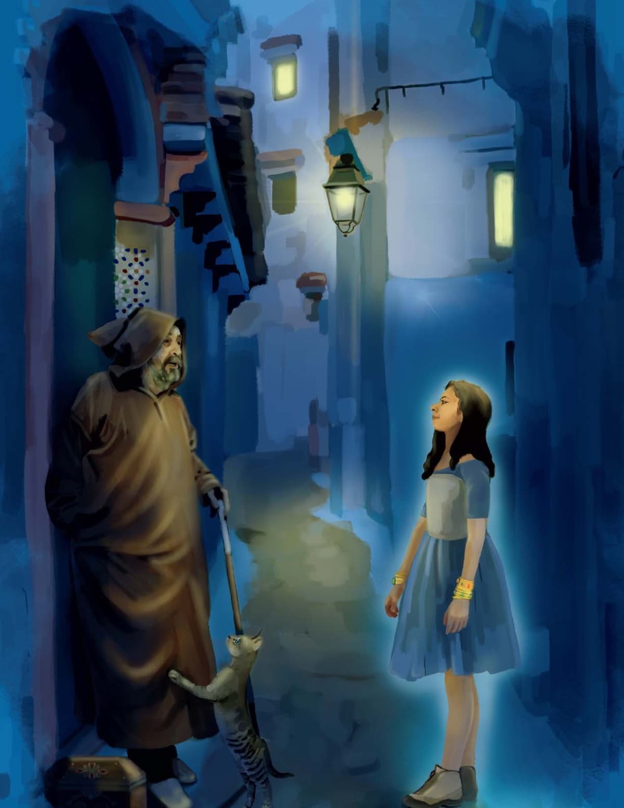 Safae encounters the Storyteller