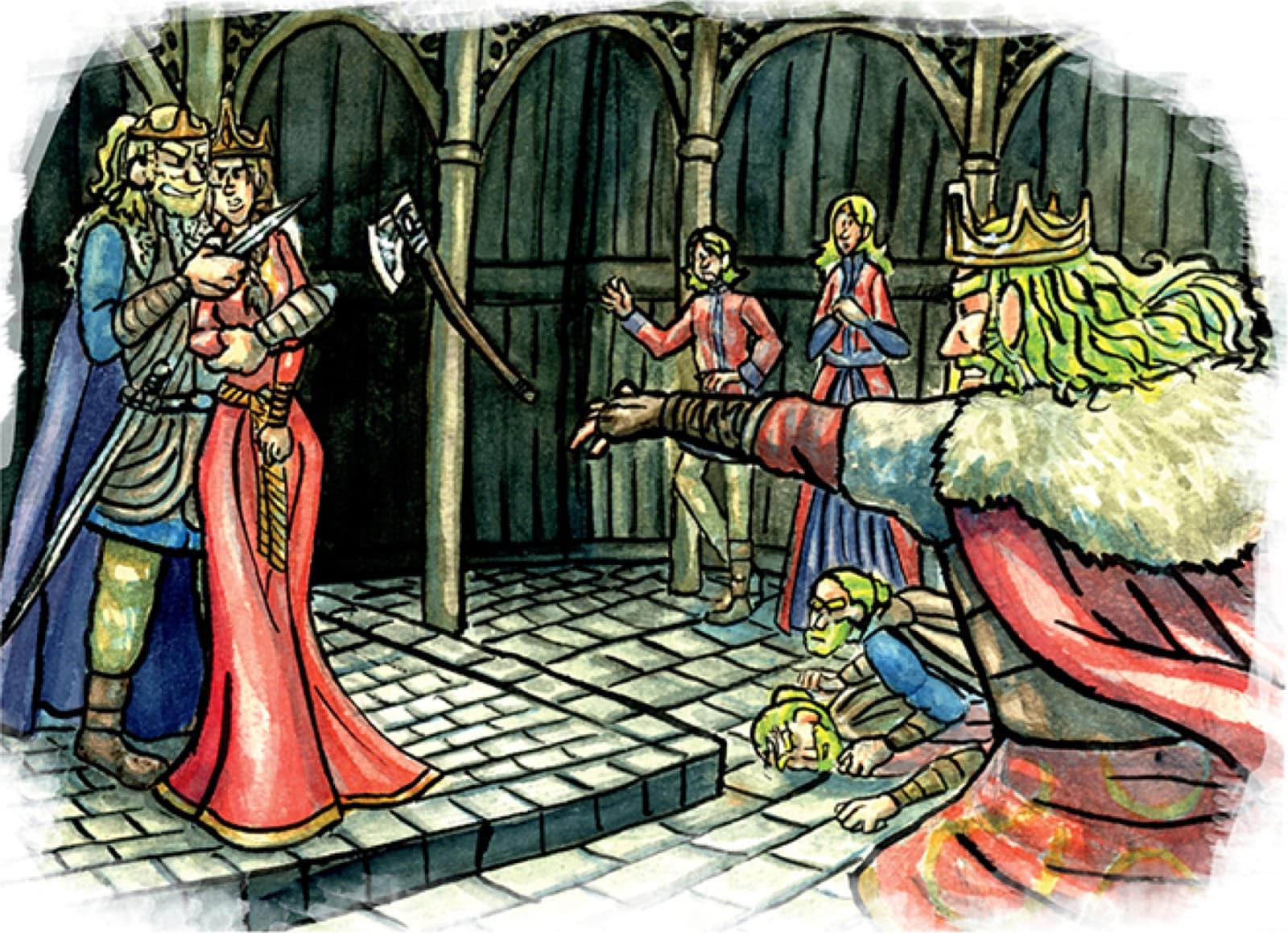 Viking King Henrik rescues his Queen