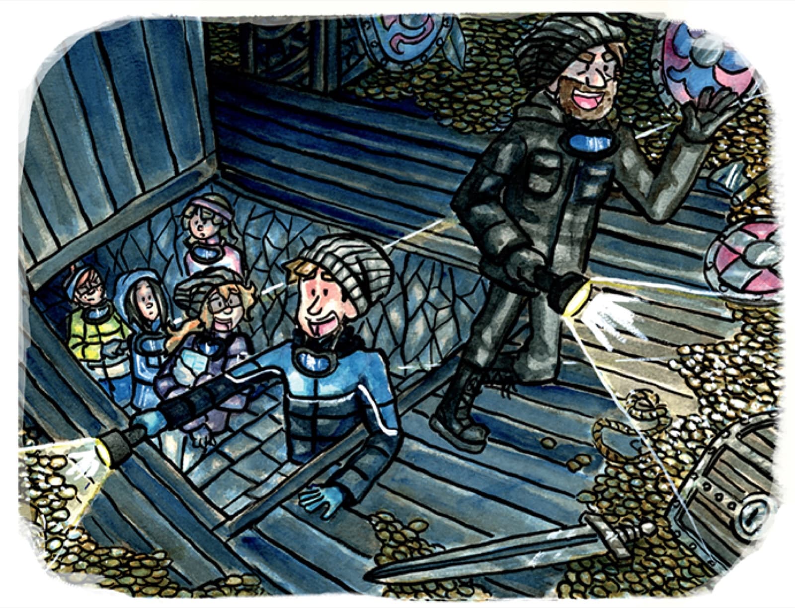 Finding treasure in the buried Viking lodge